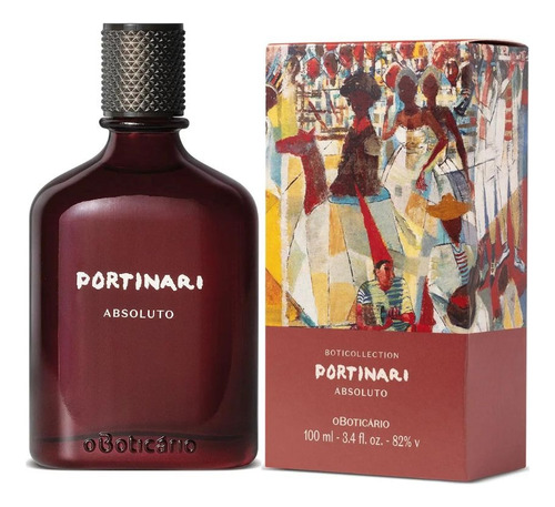 Perfume Masculino Portinari Absoluto Desodorante Colônia 100ml Fragrãncia Intensa Presente Em Promoção Homem Macho Pai Namorado Boticollection