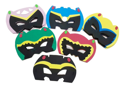 Máscaras De Goma Eva X 15