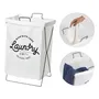 Canasto Cesto Ropa Sucia Plegable Lavanderia Laundry Manija Veoquiero | MercadoLibre