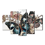 Cuadro Decorativo Moderno Mariposas Vintage