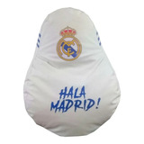 Silla Puff Sala Real Madrid Doble Costura Calidad