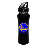 Termo Pitillo Golden State Warriors Bl Botilito Negro 650ml 