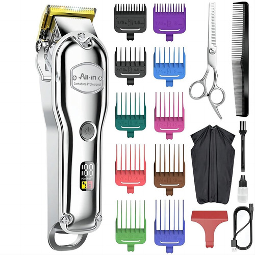 All-in® Máquina Para Cortar Cabello Kit De Cortadora Trimmer