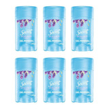 Desodorante Secret Clear Gel Lavender 45g - Kit Com 6un