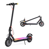 Scooter Eléctrico Plegable Con Luces Bt Y Led 28km/h 300w