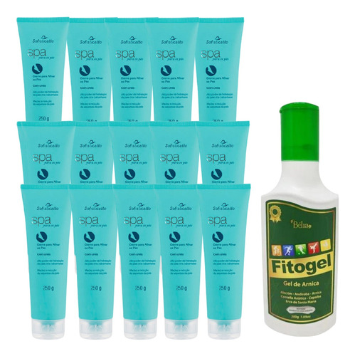  Kit 15 Spa Para Os Pés Creme Para Afinar Os Pés + Brinde