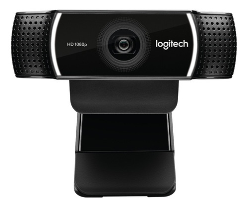 Cámara Web Logitech C922 Pro Fhd 30fps, Negro + Trípode