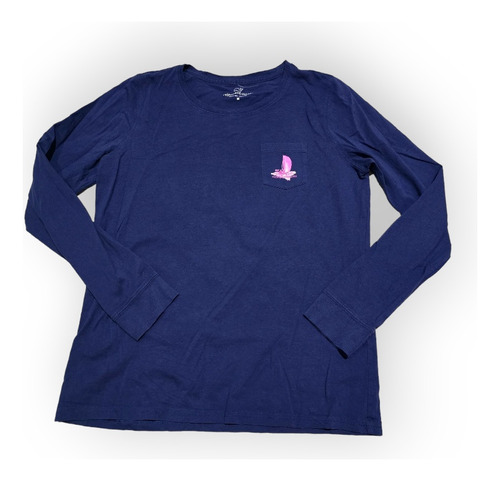 Playera Vineyard Vines De Mujer Talla Mediana Azul Rosa 