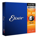 Jogo De Cordas Guitarra 011 Elixir Medium Nanoweb 12102 Made