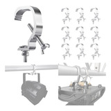 10 Pzs Clamps Kit Gancho Para Luces Aluminio De Escenario