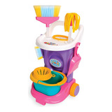 Maral Cleaning Trolley Colorido Limpeza Brinquedo Mop 