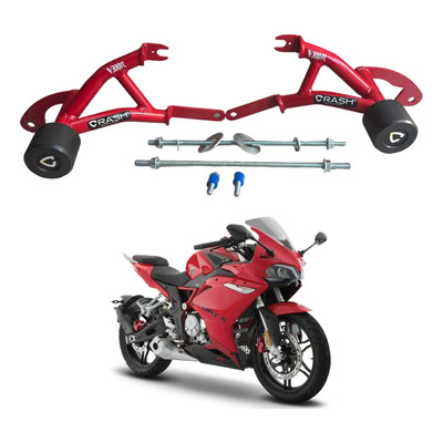 Slider Crash Bar Moto Moto Vort-x 300r Jaula Slider Defensa | Meses sin interés