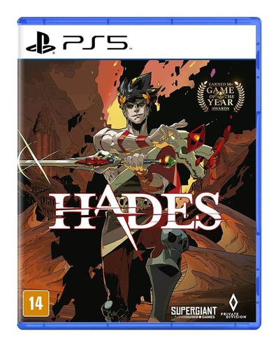 Hades Ps5 Mídia Física Lacrado