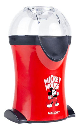 Pipoqueira Elétrica Mallory Mickey Mouse Sem Óleo 127v