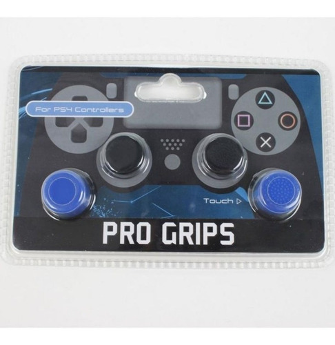 Yok Playstation 4 Pack Of Pro Grips Para Ps4 - Azul Y Negro