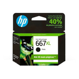 Cartucho Hp 667xl 3ym81ab, Preto