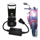 Una Ampolleta Lupa Led Premium H4  Motos 