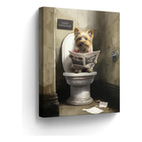 Farmhouse Yorkshire Terrier - Arte De Pared De Perro Sentado