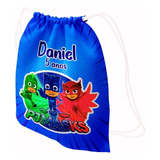 80 Mochila Saco Personalizada Lembrancinha Pj Masks 20x30cm