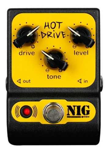 Pedal Nig Pocket Hot Drive Cor Amarelo