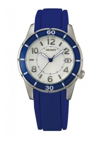 Reloj Orient Mujer Deportivo Azul Sumergible Funf0003w