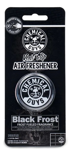 Perfume Aromatizante Vent Clip Chemical Guys Black Frost