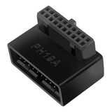 Adaptador 90 Graus Usb 3.0 Placa Mãe Pc