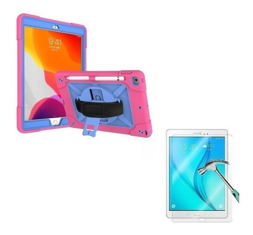 Funda + Correa + Mica Para iPad 5ta Y 6ta Genera Protector