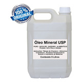  Óleo Mineral Usp Alimentício Puro 5 Litros