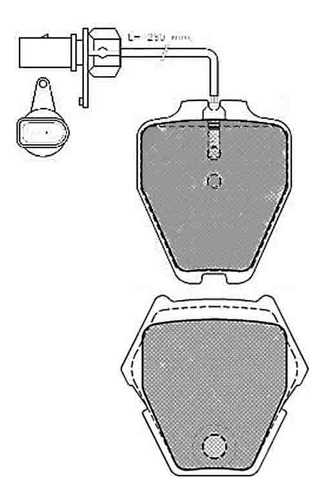 Pastillas Freno Para Audi A6 Ii Avant Quattro 98/ Delantera Foto 2