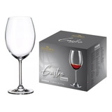 Copa Copon Cristal Bohemia 580ml Vino X6 Degustacion