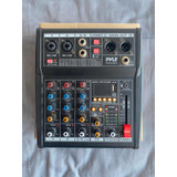 Mezclador De Audio/mixer 4 Canales Pmx464, Pyle
