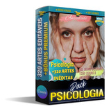 Pacote +320 Artes Editáveis Canva Psicologia Entrega Full