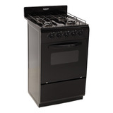 Cocina Martiri New Lujo A Gas 4 Hornallas  Negra 51cm