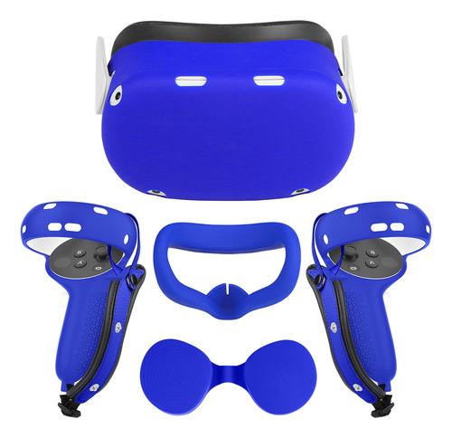 Funda Protectora De Silicona Para Oculus Quest 2 Blue