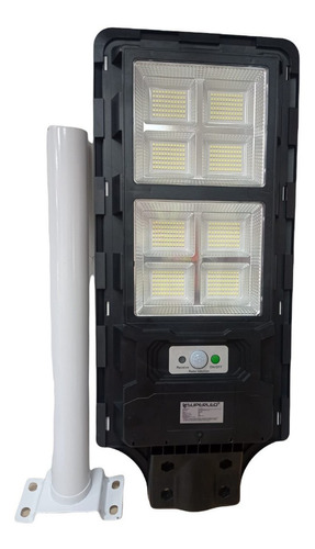 Lampara Solar Led 200w Con Control Sensor Y Soporte