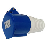 Enchufe Socket Industrial Aerea Azul 2p+t 16a 220v
