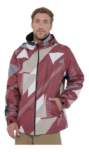 Campera Impermeable Ski Montagne Orson Print Hombre