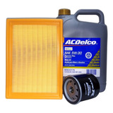 Kit Cambio Aceite Chevrolet Joy Onix 5w30 Acdelco +2filtros