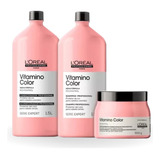 Loreal Vitamino Color Shampoo+ Condicionador 1500ml+ Masc500