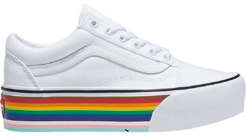 Vans Old Skool Plataforma Originales Pride Rainbow Lbgtq+