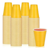 40 Vasos Plasticos Vaso Desechable Vasos Descartables Grande Vasos Plásticos Bicolor Vaso De Fiesta Vaso Americano Vasos Plasticos Amarillo De Fiesta 500ml Pasteleriacl