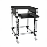 Rack / Suporte Com Rodas Para Mixers E Mesas De Som Djs