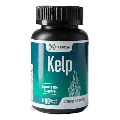 Kelp Algas Marinas | 60 Cápsulas | Dura 30 Días | Apoya la Salud Metabólica, Regula la Tiroides y Ayuda a Controlar el Peso, Rico en Minerales y Nutrientes Esenciales | Ideal para Bienestar General | Meses sin interés
