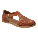 Sandalias Umma 144 Casuales Artesanal Mujer En Piel Huarache