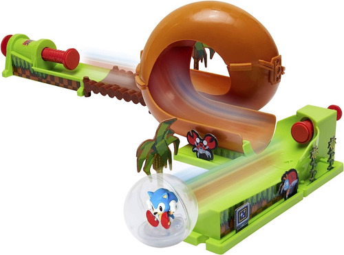 Set De Juego Sonic The Hedgehog Zona Colina Verde Pinball 