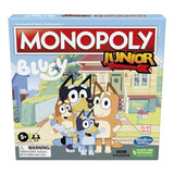 Monopoly Junior Edición Bluey Juego De Mesa Hasbro Niños +5