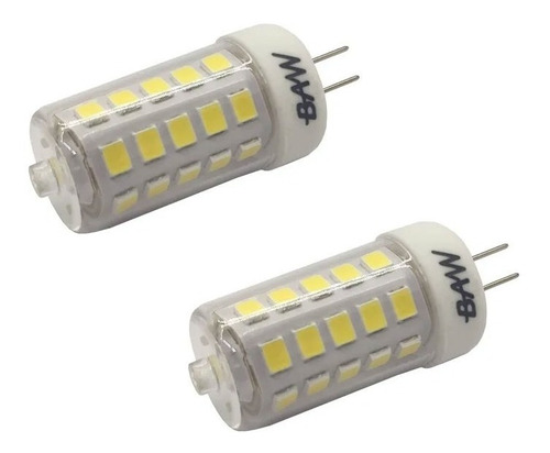 Lámpara Led Bipin Bi Pin 4w Baw G4 12v Fría Cálida Pack X 2