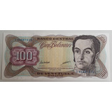 Billete Venezuela 100 Bolívares Octubre 13 1998 J8 Unc