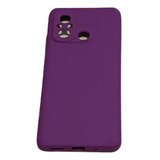 Capa Capinha Compativel Xiaomi Redmi 12c Silicone Aveludado Cor Roxo